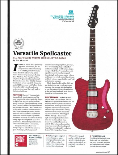 Asat deluxe tribute series - g&l,
