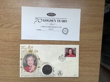 BENHAM COIN COVER  QUEENS 70TH