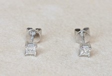 9ct White Gold 0.25ct Princess