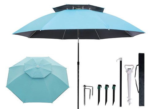 Grandmei beach parasol - grandmei, 7.2ft