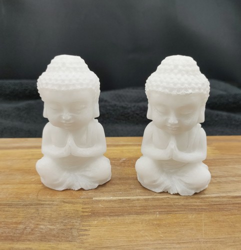 White calcite buddha - 2x,