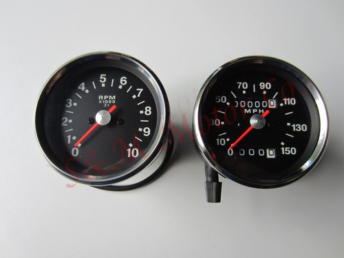 Bsa smiths black speedometer - bsa,