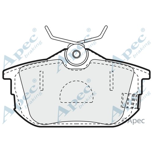 Brake pads set for mitsubishi - set,