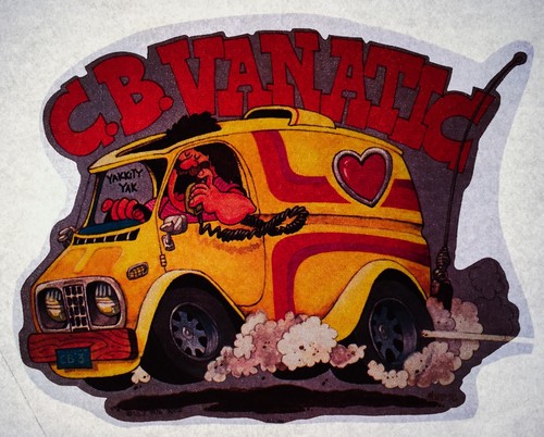 70s radio vanning van gmc - cb,