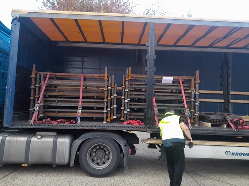 Metal post pallets stackable - post, pallets,