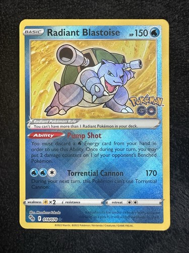 Pokemon tcg radiant blastoise - tcg,
