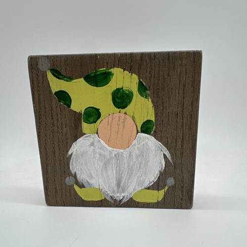 Pottery barn gnome oak wood - gnome,