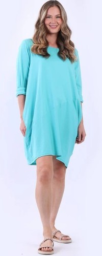 Made italy aqua blue - made, cotton
