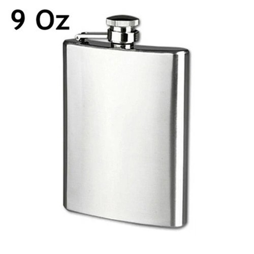 18oz stainless steel hip - 4-18oz,