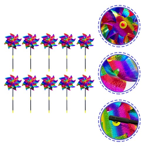 Pcs octagonal windmills - 10,