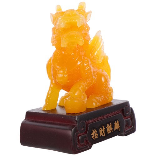 Resin statue kylin crafts - resin,