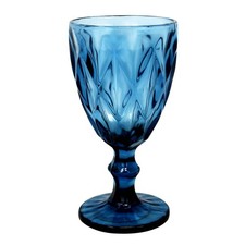 Wine Glass Blue Textured