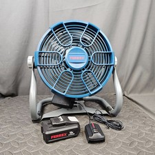 Ferrex Cordless Fan CFF18W 18v Li-ion Battery + Charger Portable Heavy Duty Fan