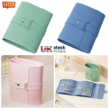 Storage Book Earring Ear Studs Creative Gift Holder Organizer Case Jewelry Box◈