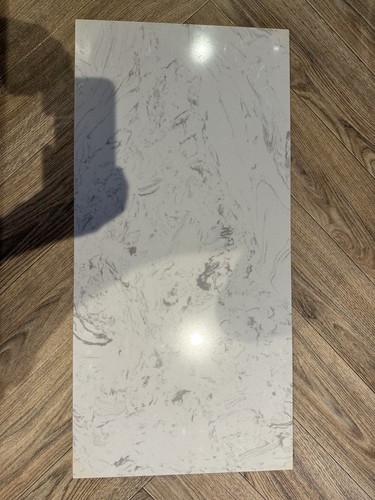 Marble effect bathroom worktop - effect,