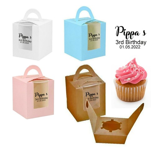 Personalised single cupcake - personalised,
