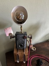 steampunk robot lamp Begging For Parts