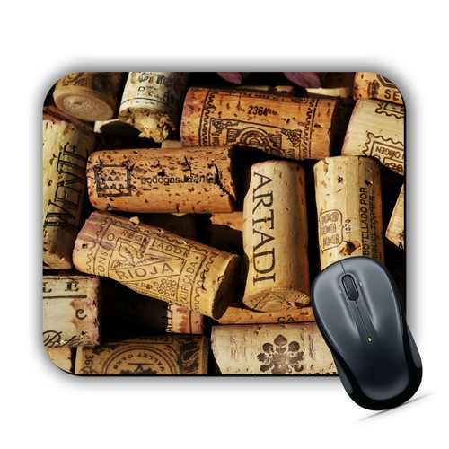 Wine corks mouse mat pad - corks,