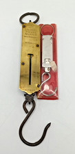 VINTAGE SALTERS NO. 3 BRASS POCKET BALANCE & LITTLE SAMSON SCALES