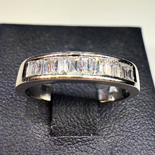 Platinum baguette cut diamond