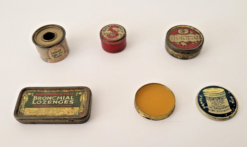 Antique medical tin - , lot