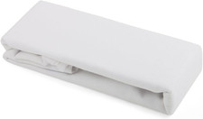 Cot Bed Flannelette Sheet (White) - 6149