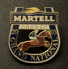 Martell Cognac Grand National 2003 Pin Badge Horse Racing