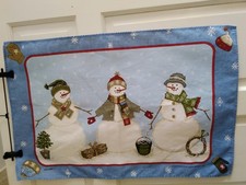 Ulster Weavers 6701 ‘Snow Buddies’ Multicoloured Pure Linen Tea Towel FREE P&P