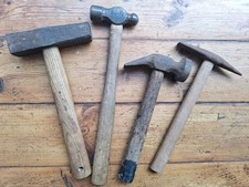 4 Used Vintage Hammers Cobbler