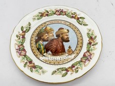 AYNSLEY 1987 CHRISTMAS PLATE LAWRENCE WOODHOUSE CAROL SERIES WE THREE KINGS