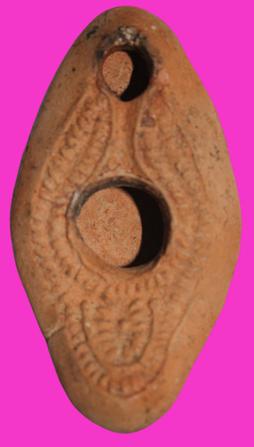 Ancient holy land oil lamp - holy,