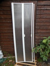 Caravan bifolding caravan shower door VGC