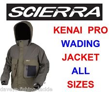 NEW SCIERRA KENAI PRO WADING JACKET 100% WATERPROOF FOR FLY ROD & REEL FISHING