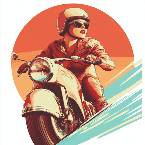 Wall decal sticker retro