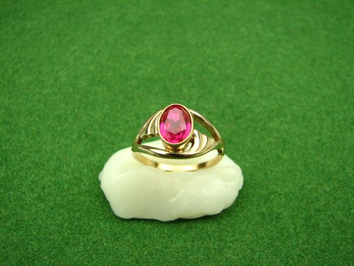 Vintage silver ring 875 gold - silver,
