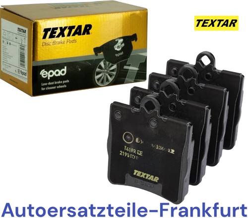 Textar rear brake pads - rear,