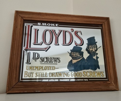 Lloyds tobacco mirror - tobacco,