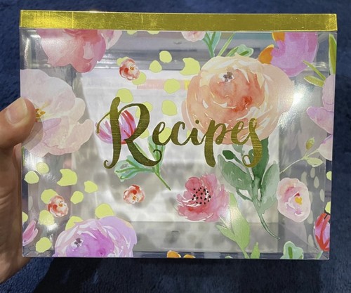 Recipe box with - with,