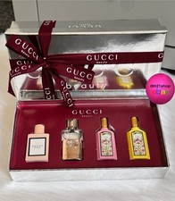 Gucci Flora Mini/Miniature Perfume +gucci Ribbon Gift Set