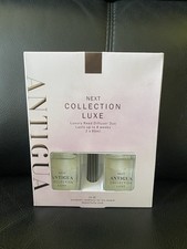 NEXT Luxe Antigua Reed Diffuser Set Diffuser Refill X2 85ml. New. damaged box 