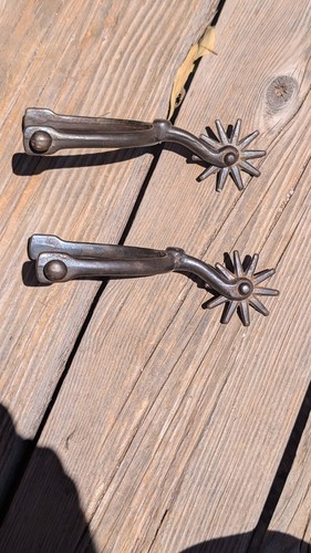 Vintage western cowboy spurs - western,