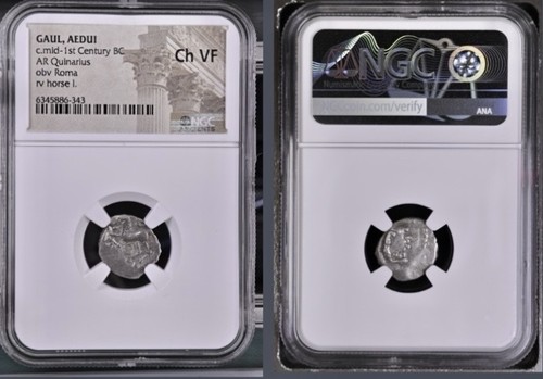 Silver celtic aedui tribe - silver,