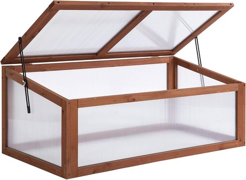 Outsunny wooden cold frame - outsunny,