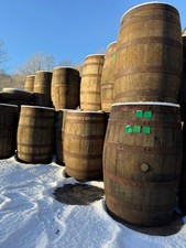 Rustic Full Oak Whiskey Barrel