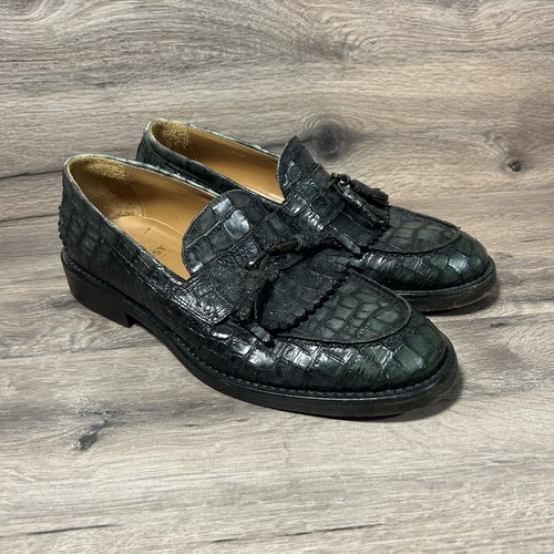 Ghost mens green leather - green,