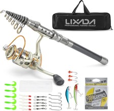 Lixada Telescopic Fishing Rod