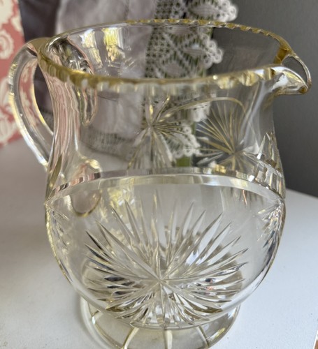 Vintage heavy cut - heavy, crystal