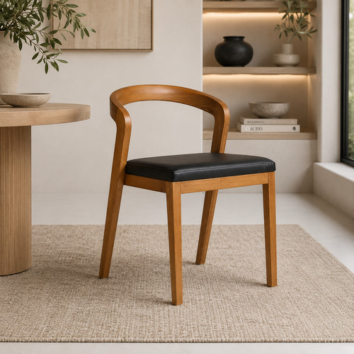 Ikast dining chair black faux - ikast,