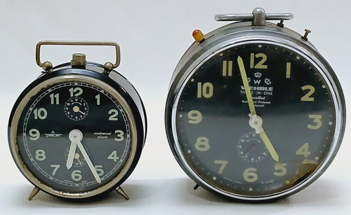 Vintage german alarm - vintage, clock