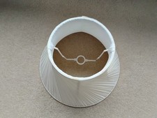 M & S. Lampshade, Ivory Ruched